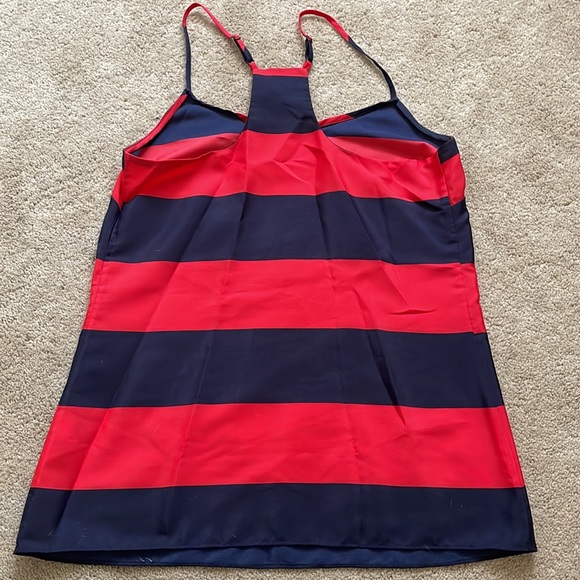 Navy stripe tank top - Picture 2 of 2
